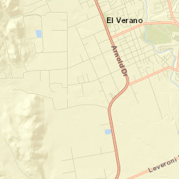 El Verano Street Map