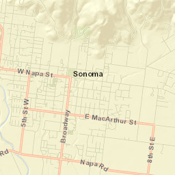 Sonoma Street Map
