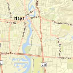 Napa Street Map