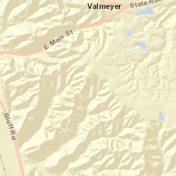 Valmeyer Street Map