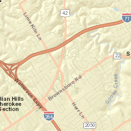 Graymoor-Devondale Street Map