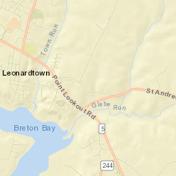 Leonardtown Street Map