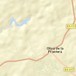 Oliva de la Frontera Street Map
