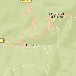 Segura de la Sierra Street Map