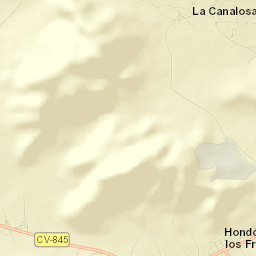 Hondón de los Frailes Street Map