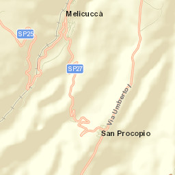 San Procopio Street Map