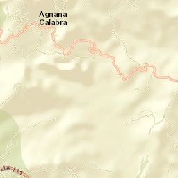 Agnana Calabra Street Map