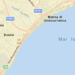 Marina di Gioiosa Ionica Street Map