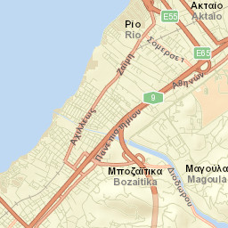 Aktaío Street Map