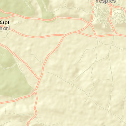 Thespiés Street Map