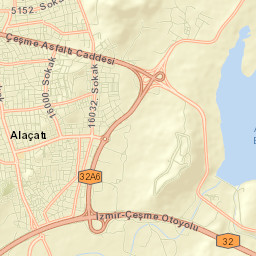 Alaçatı Street Map