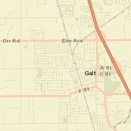 Galt Street Map
