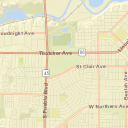 69-199 Temple Drive, Pueblo, CO 81005 Street Map