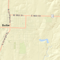 East Mill Street, Butler, MO 64730, USA Street Map