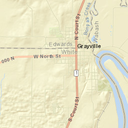 Grayville Street Map