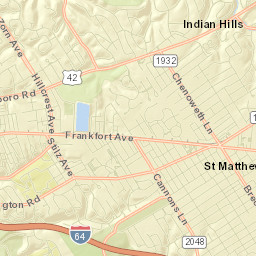 209-299 Reservoir Avenue, Louisville, KY Street Map