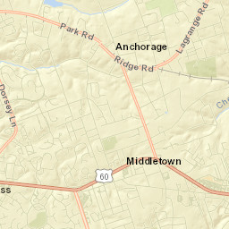 Middletown Street Map