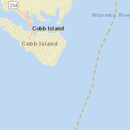 Cobb Island Street Map