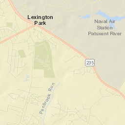 Lexington Park Street Map