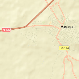 Azuaga Street Map