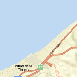 Villafranca Tirrena Street Map
