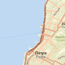 Pátra Street Map
