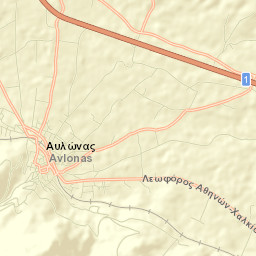 Avlónas Street Map