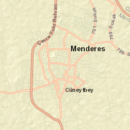 Menderes Street Map