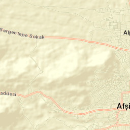 Afşin Street Map