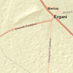 Ergani Street Map