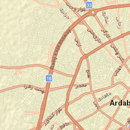 Ardabil Street Map