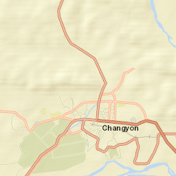 Changyŏn Street Map