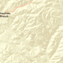 Mountain Ranch Street Map