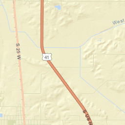 Haubstadt Street Map