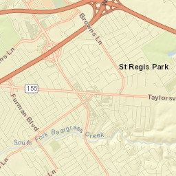 Saint Regis Park Street Map