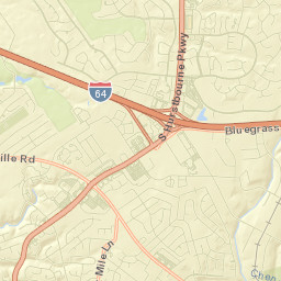 Hurstbourne Acres Street Map
