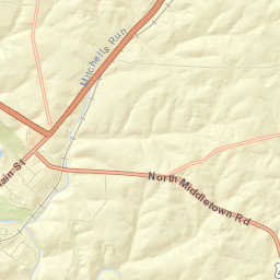 Bourbon County Street Map