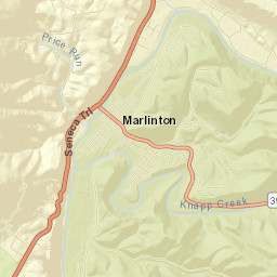Marlinton Street Map