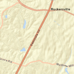 Ruckersville Street Map
