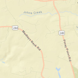 Saint Mary's County Street Map