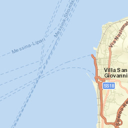Villa San Giovanni Street Map