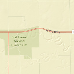 Highway 156, Larned, KS 67550, USA Street Map