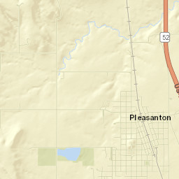 Pleasanton Street Map