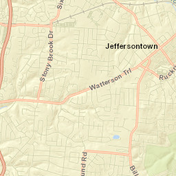 Jeffersontown Street Map