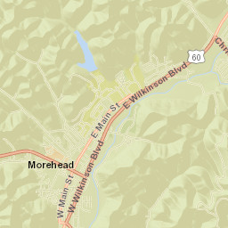 Morehead Street Map