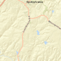Spotsylvania Courthouse Street Map