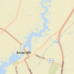 Snow Hill Street Map