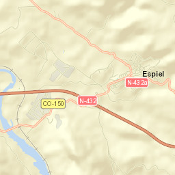 Espiel Street Map