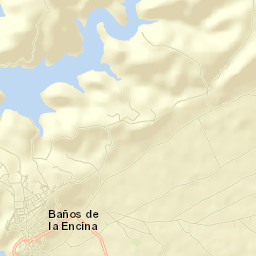 Baños de la Encina Street Map
