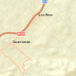 Guarromán Street Map